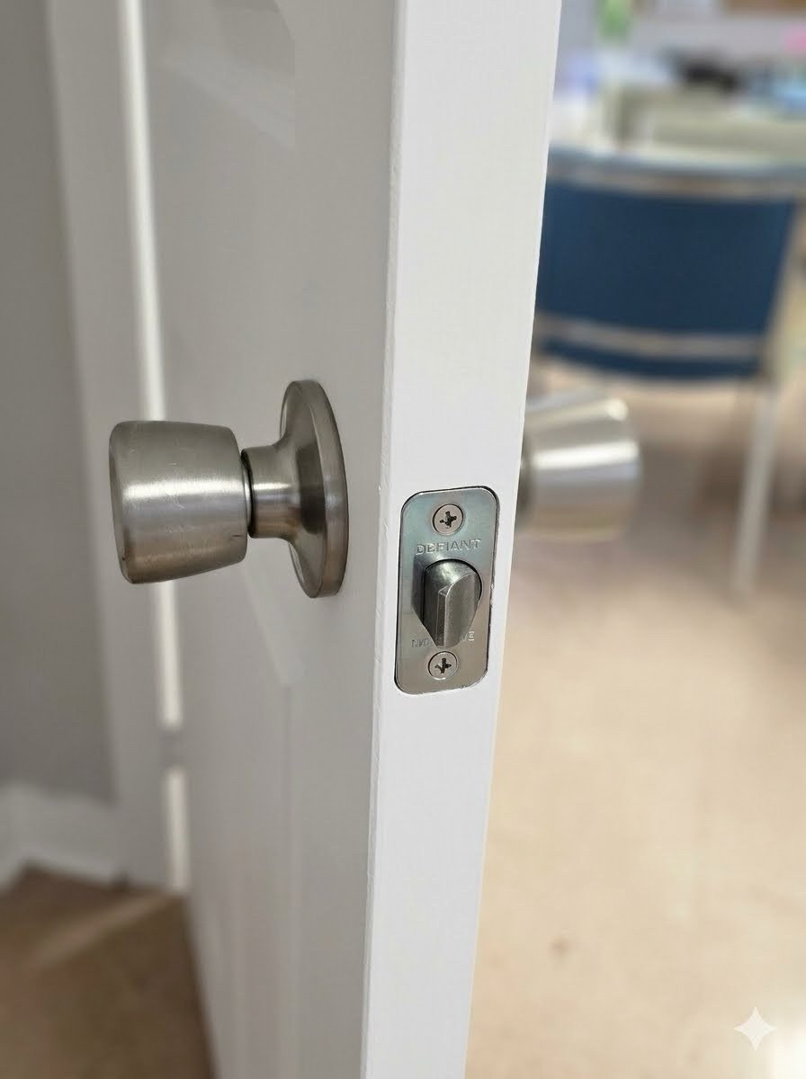Finished result — complete door view